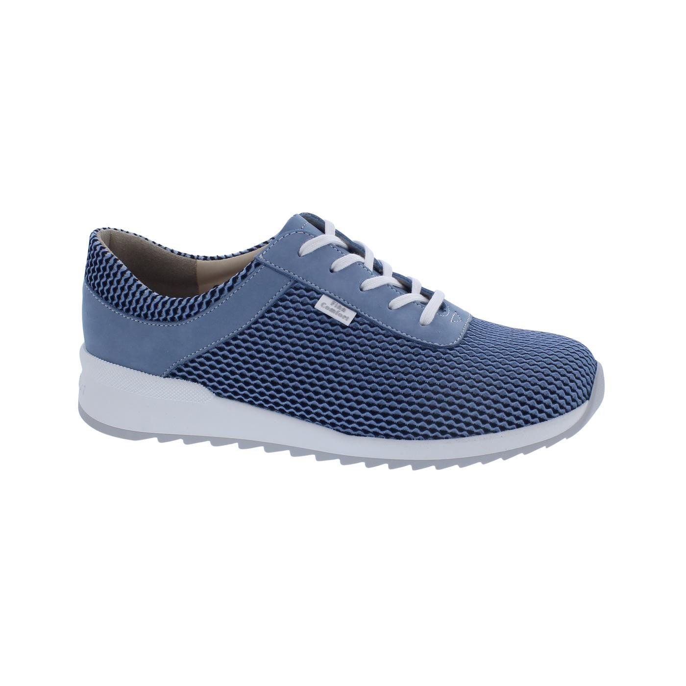Finn Comfort Cerritos Sneaker 02385-902740, Koza / Nubukleder, Sky / B Schnürschuh