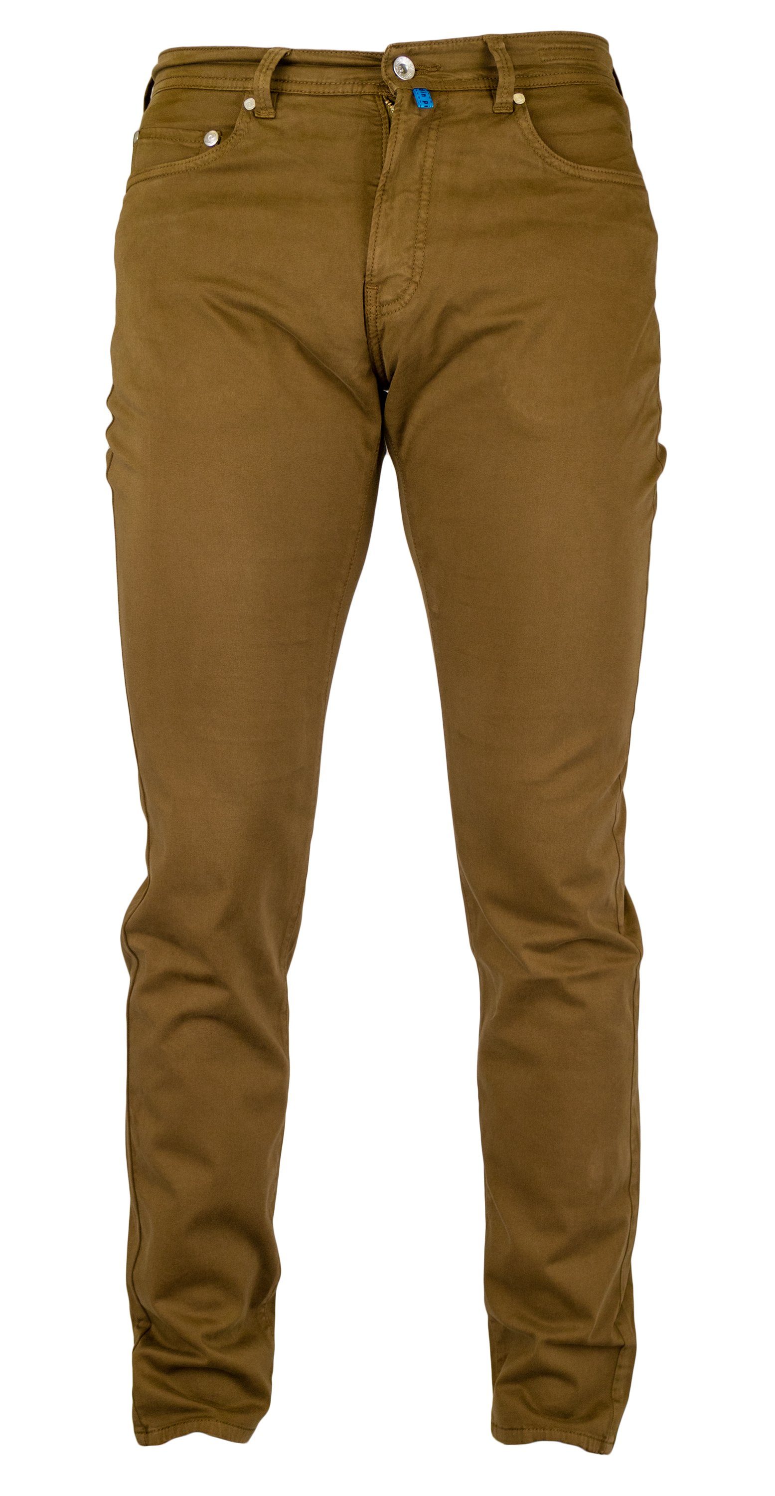 Cardin PIERRE 2000.70 LYON FUTUREFLEX beige brown CARDIN 3451 Pierre 5-Pocket-Jeans