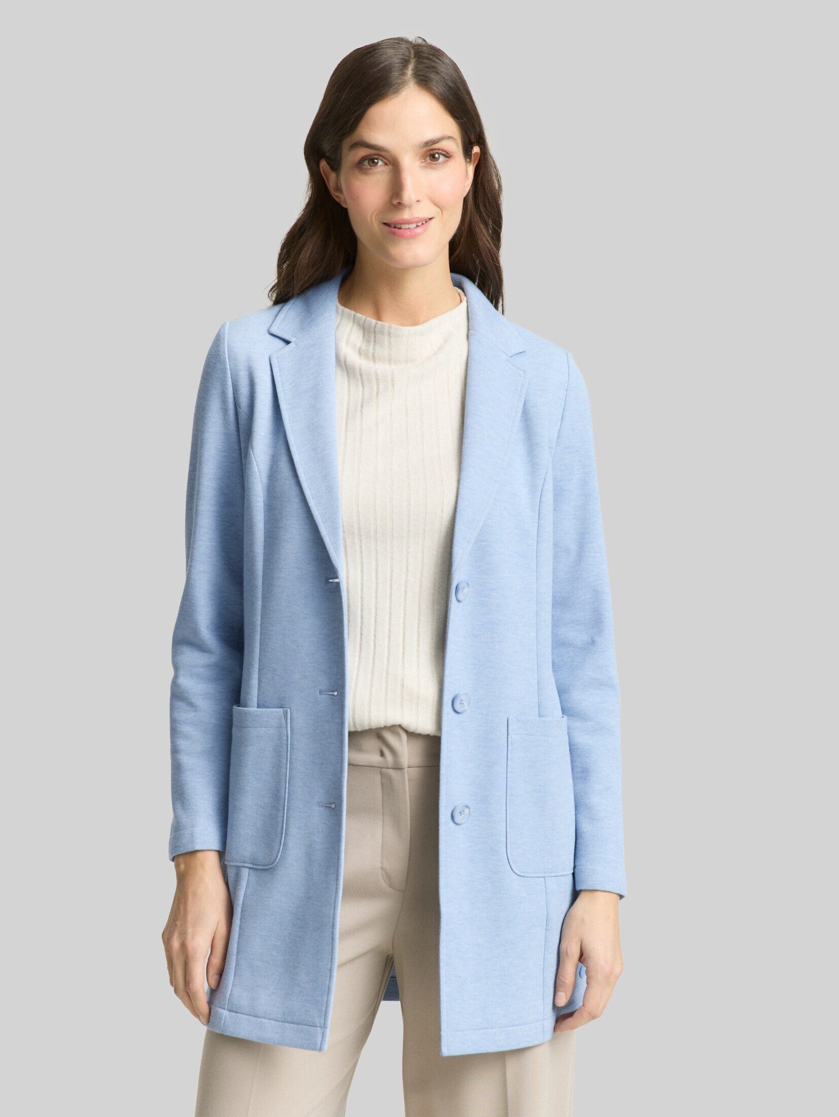 TOM TAILOR Kurzmantel Jacken Slim Fit Mantel mit aufgesetzten Taschen