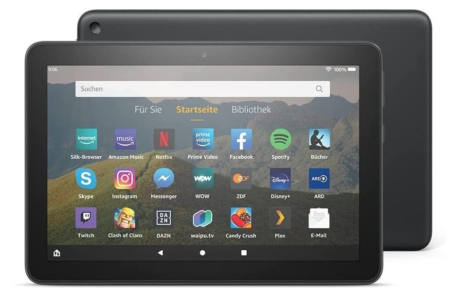 Amazon Fire HD 8 32GB 8 Zoll IPS 1080p microSD FireOS schwarz Tablet