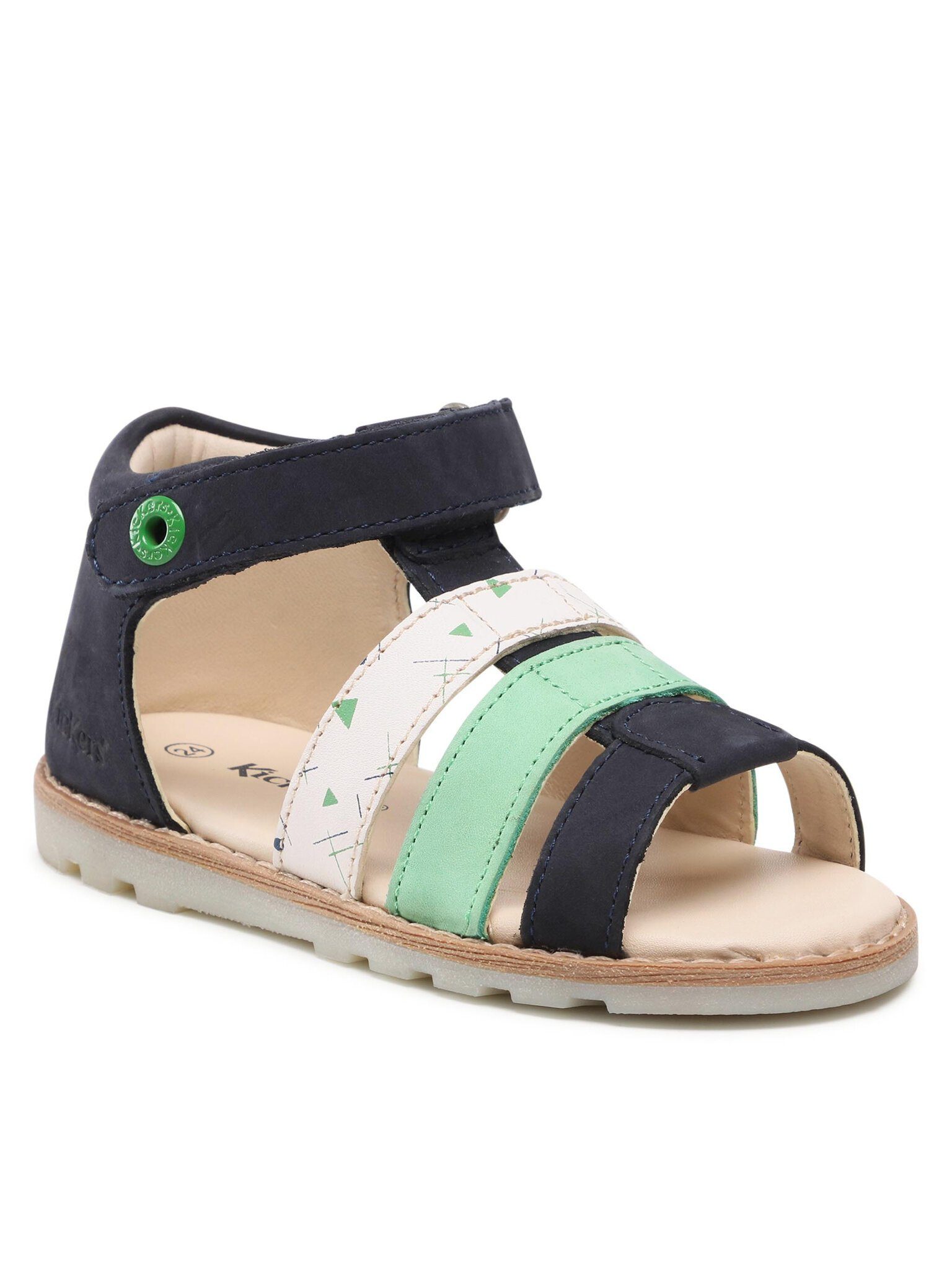 Kickers Sandalen Noopi 860662-10 Marine Vert Blanc 103 Sandale