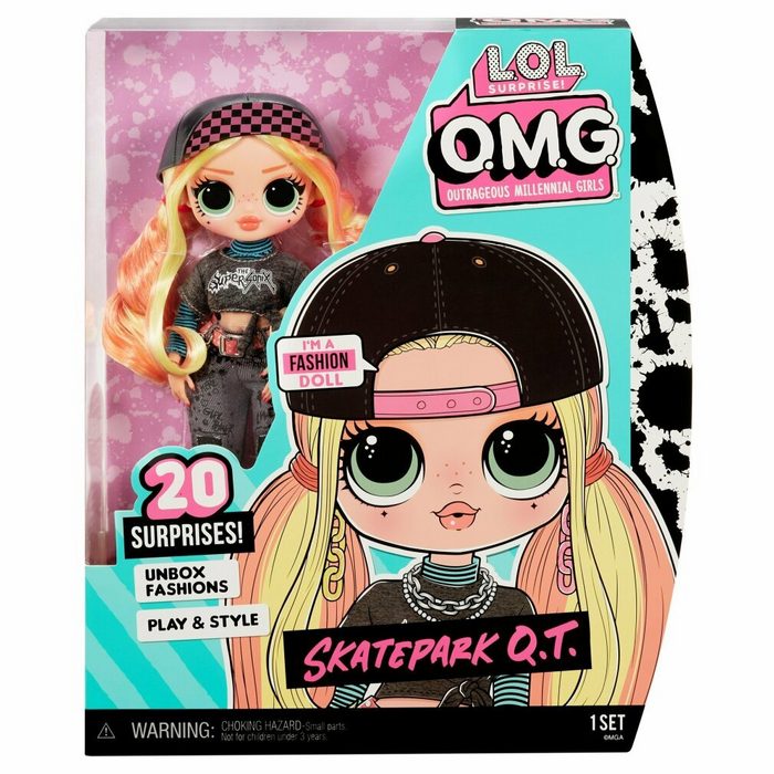 L.O.L. SURPRISE! Handpuppe LOL Surprise OMG Core Doll Serie 5- Skatepark Q.T.