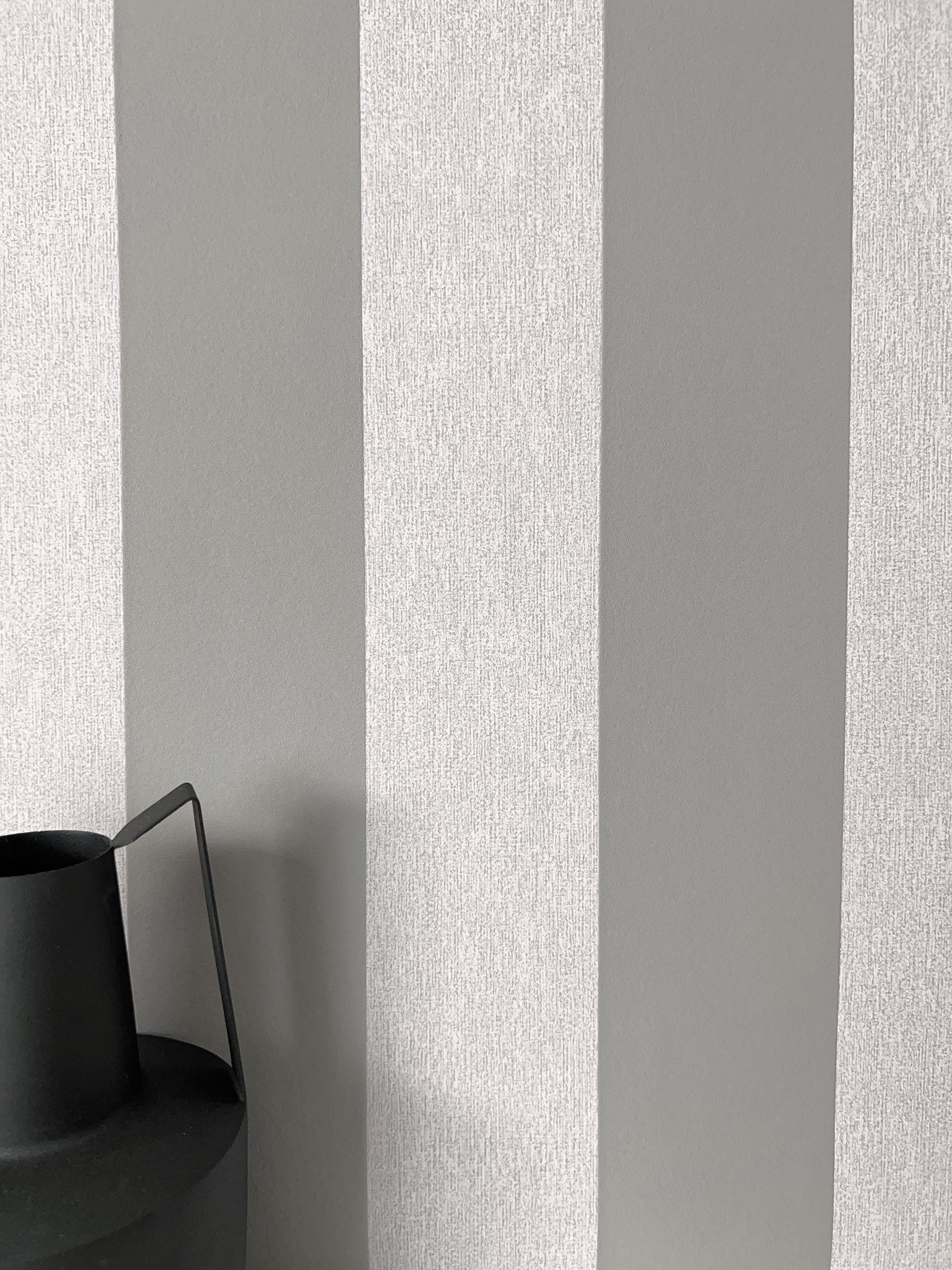 Newroom Vliestapete, Grau Tapete Modern Streifen günstig online kaufen