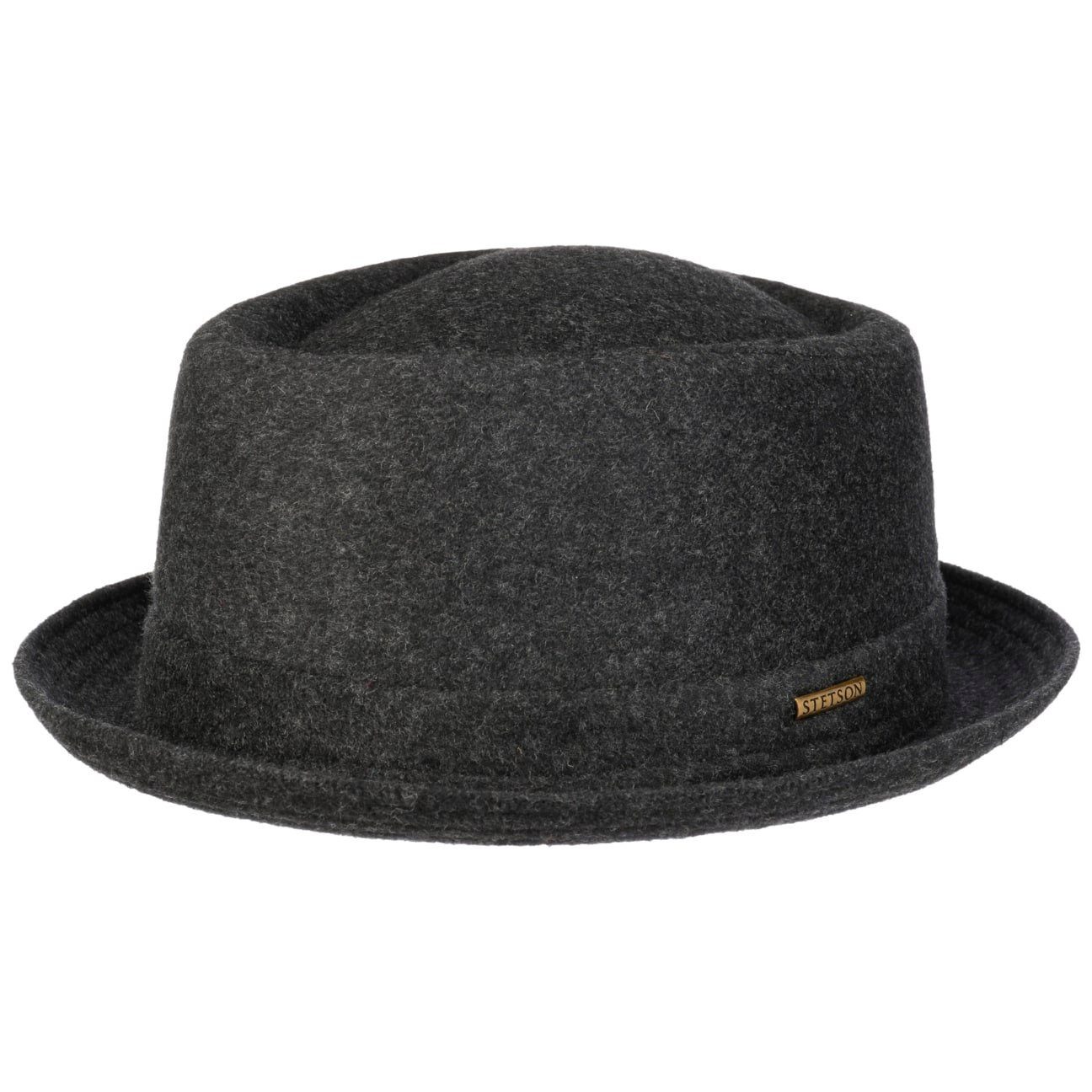 Stetson Fedora (1-St) Wollfilzhut mit Futter, Made in Italy