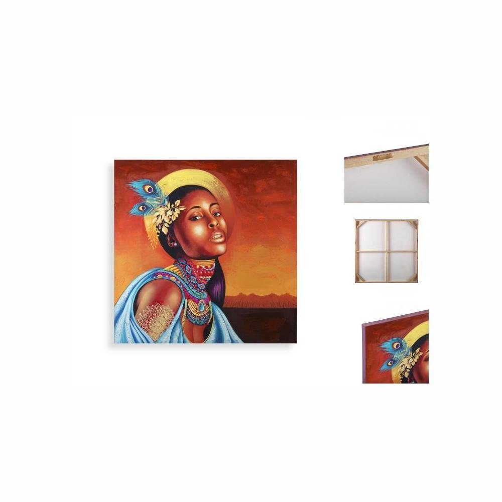 Bigbuy Bild Bild Wandbild Leinwand Etnic 1 2,8 x 80 x 80 cm, Afrika