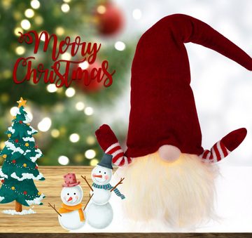 Homewit Dekofigur Weihnachten Deko Wichtel, Schwedischen Weihnachtsmann Santa Tomte Gnom (Set, 1 St., Christbaumschmuck), Skandinavischer Zwerg Geschenke für Kinder Familie Ostern Weihnachten
