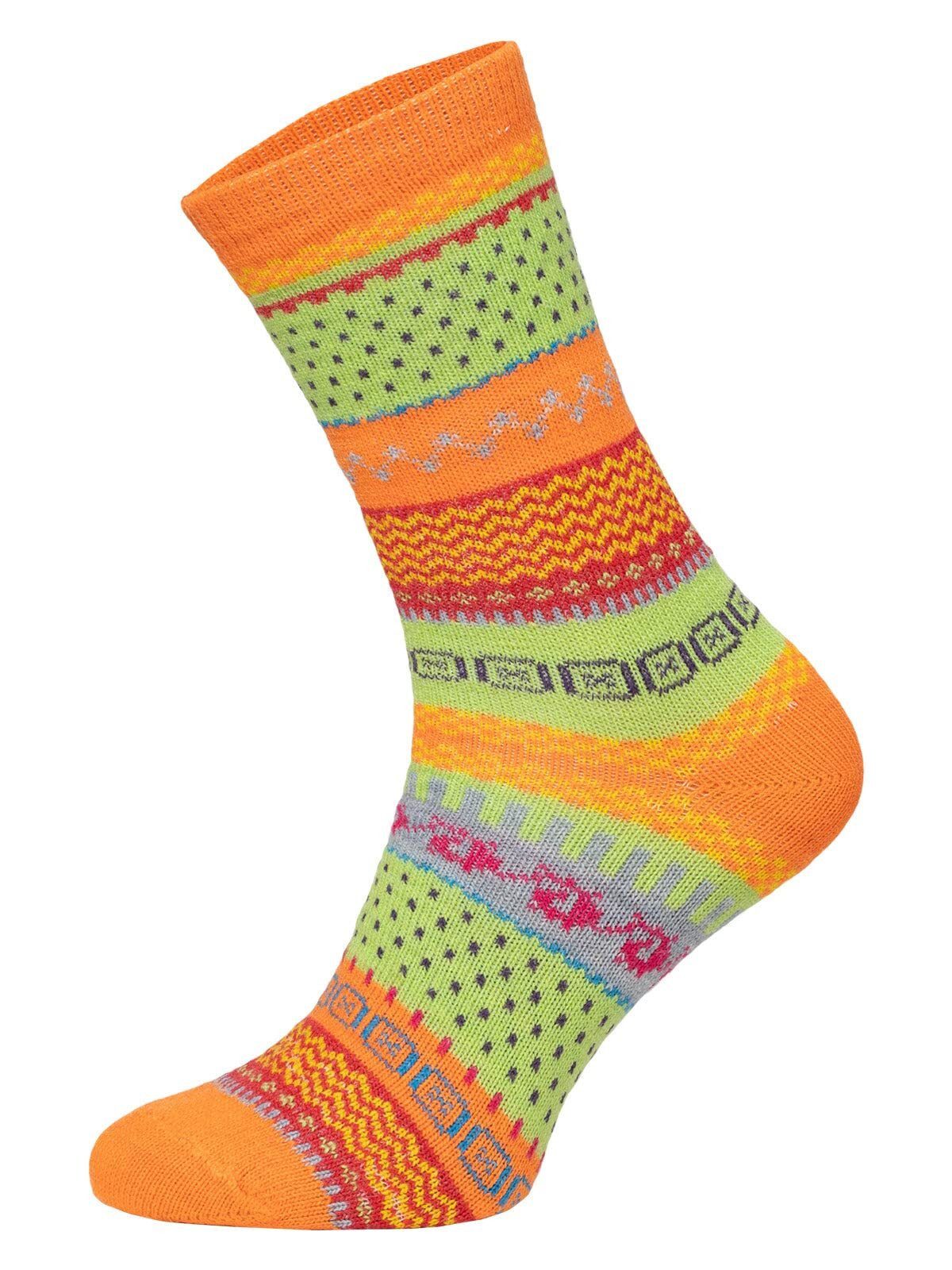 HomeOfSocks Norwegersocken 2 Paar Norweger Wollsocken, Warme, Hygge, 45% (2-Paar) mit Norwegermuster, aus Wolle, Gummibund ohne Einschneiden