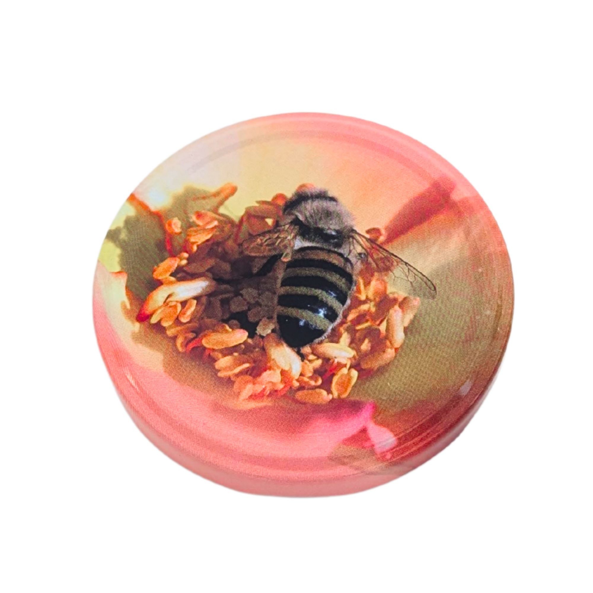 BIENEN SCHMIDT Einmachglas 60x Ersatzdeckel Schraubdeckel für 500g Twist Off Glas 82mm, (60 Stk), Metalldeckel, Dichtungsdeckel, Deckel für Einmachgläser