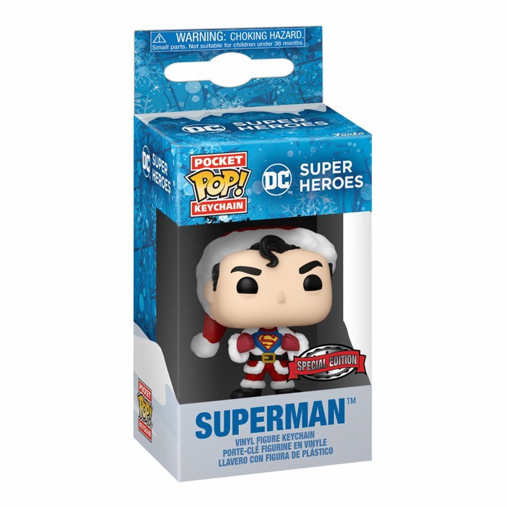Schlüsselanhänger Funko Pocket Superman Comics DC POP! - Holiday