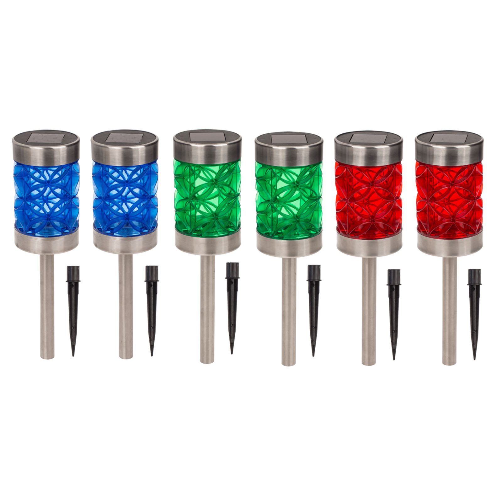 HAC24 LED Solarleuchte Garten Solar Lampen Solarlampen Terrasse, LED fest i günstig online kaufen