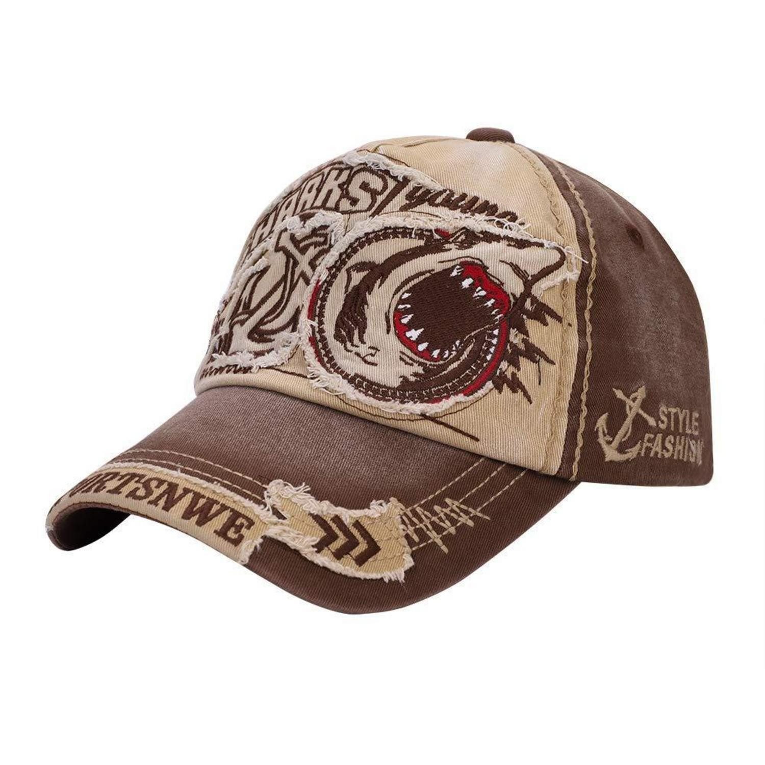Baseball Cap Baseballkappe Damen Herren Snapback Baumwolle Patch 56-60 Farbe1