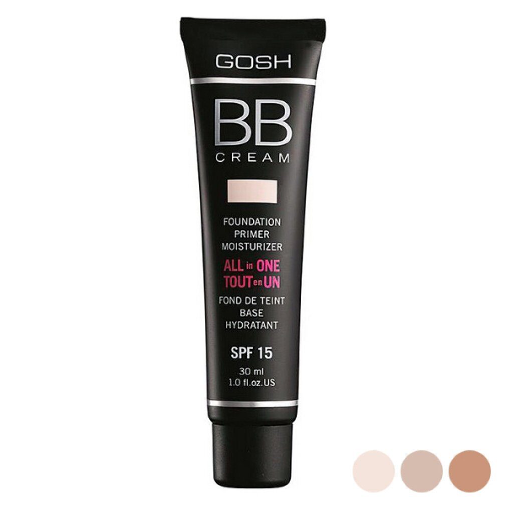 GOSH BB-Creme BB Cream Foundation Primer Moisturizer 03 Warm Beige 30ml