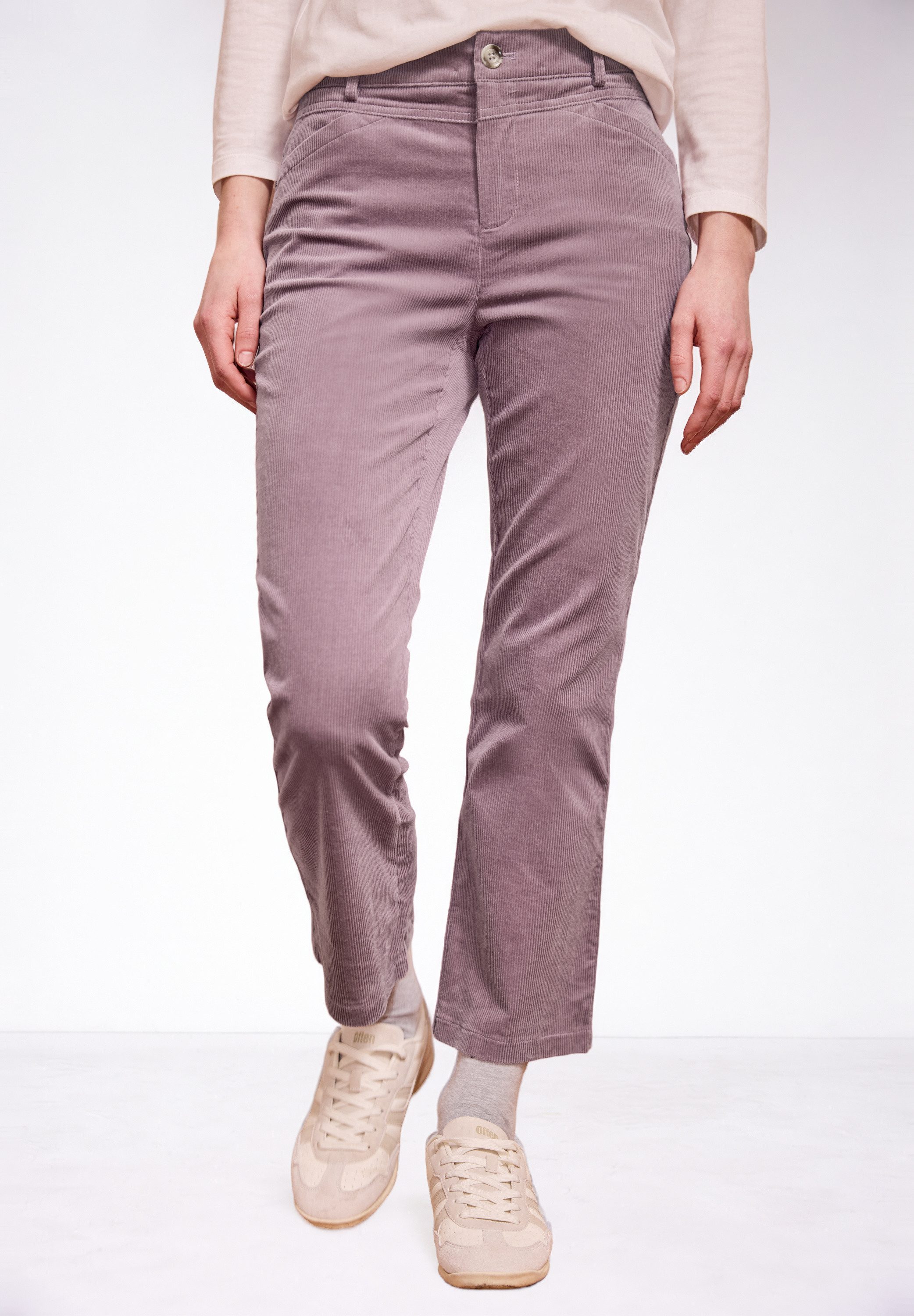 STREET ONE STUDIO Cordhose in Cord-Optik