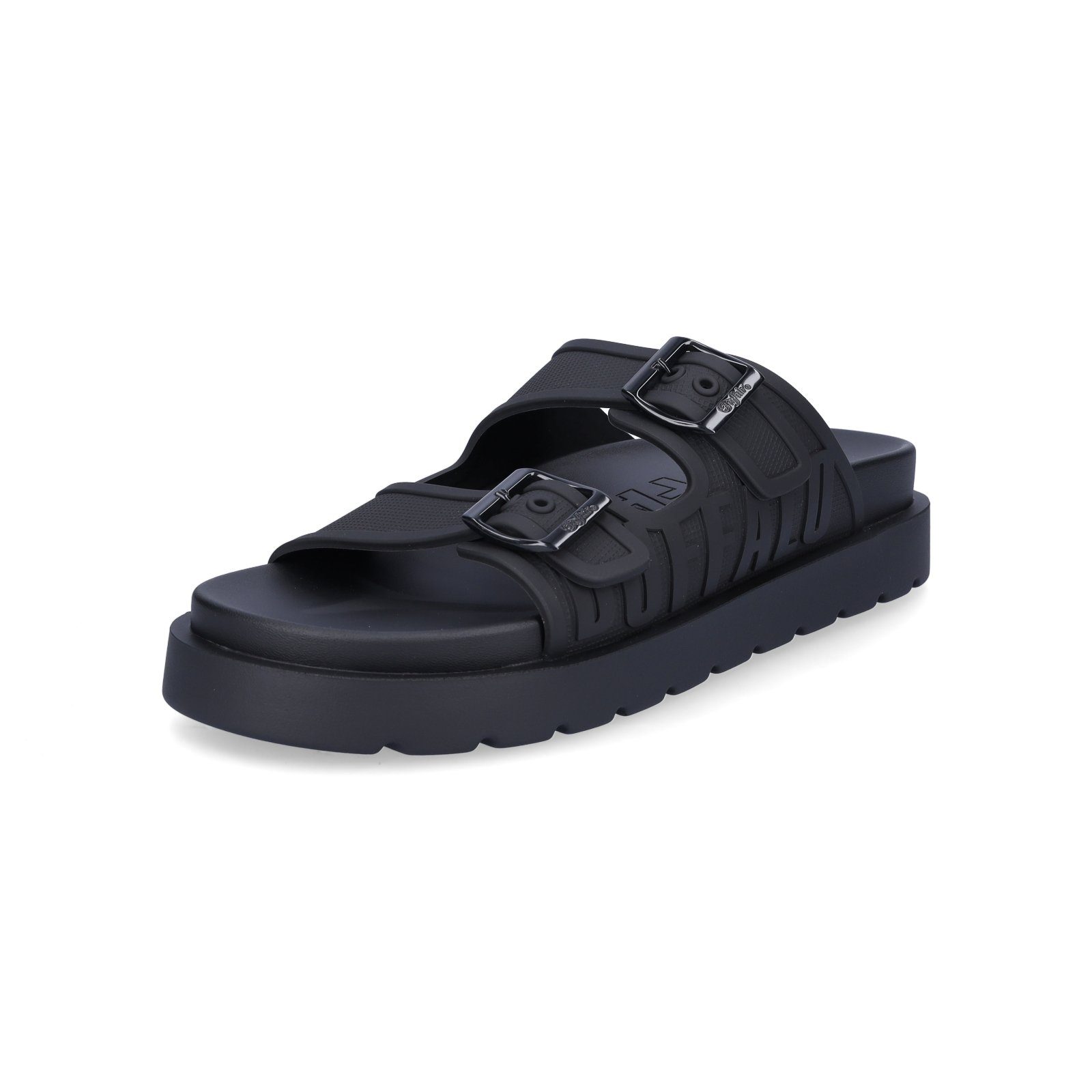 Buffalo Buffalo Damen Pantolette Eve Sol schwarz Pantolette