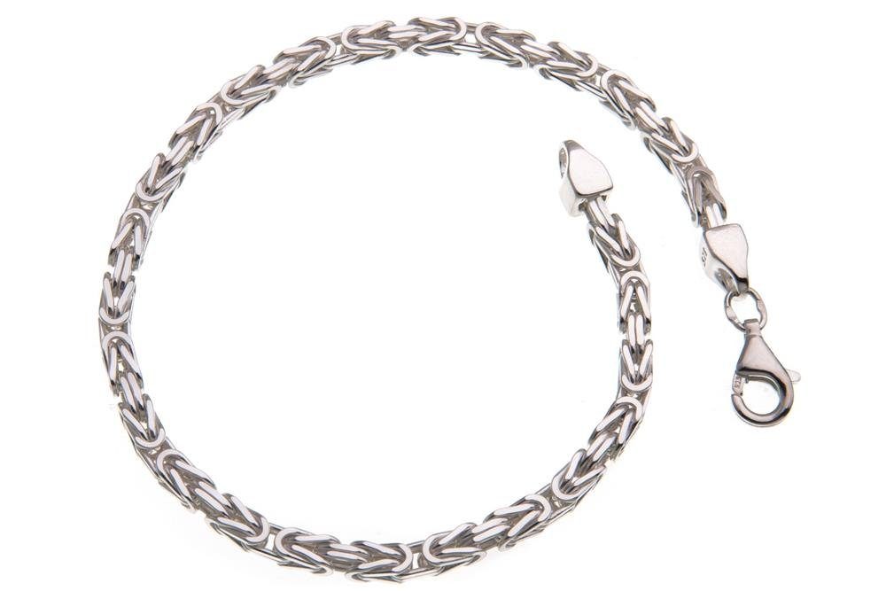 Silberkettenstore Silberarmband Königskette Armband 3mm - 925 Silber, Länge günstig online kaufen