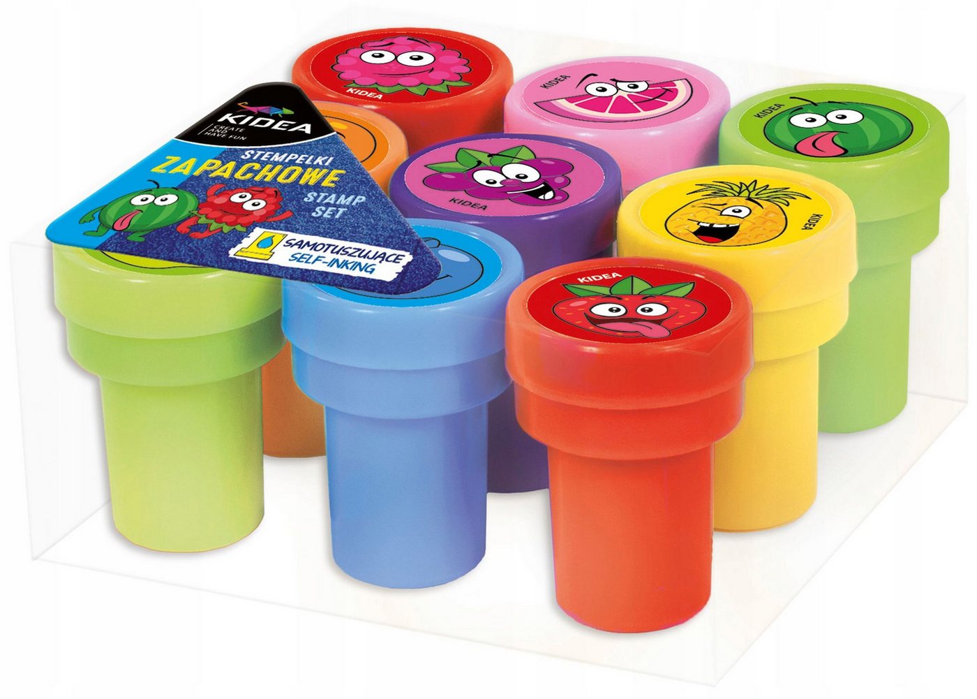 Thumbnail - Festivalartikel Stempel Obststempel für Kinder - lustige Motive, ideal für kreative Projekte