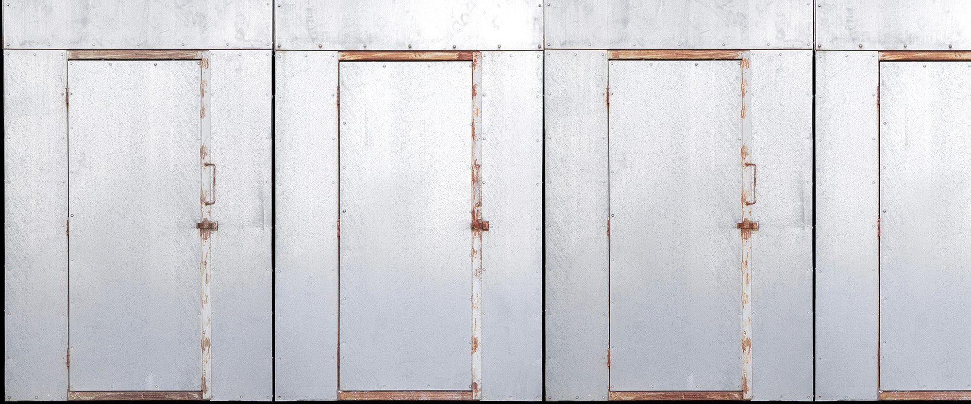 6 Doors, Paper Schräge Iron Vlies, Architects Wand, St), (Set, Fototapete