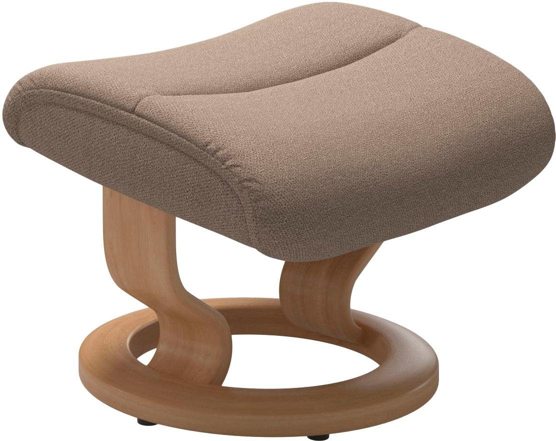 Hocker), M,Gestell Größe Stressless® mit Relaxsessel (Set, Relaxsessel View Classic Base, mit Eiche