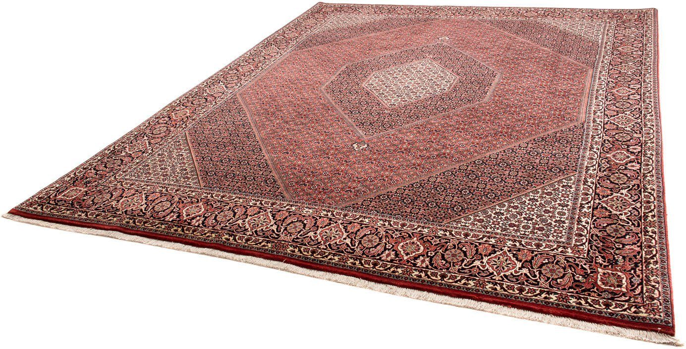 in einem Luxusgeschäft Orientteppich Perser Zertifikat - - Einzelstück Bidjar mit x rot, mm, Wohnzimmer, 15 cm 250 - Höhe: Handgeknüpft, rechteckig, 310 morgenland