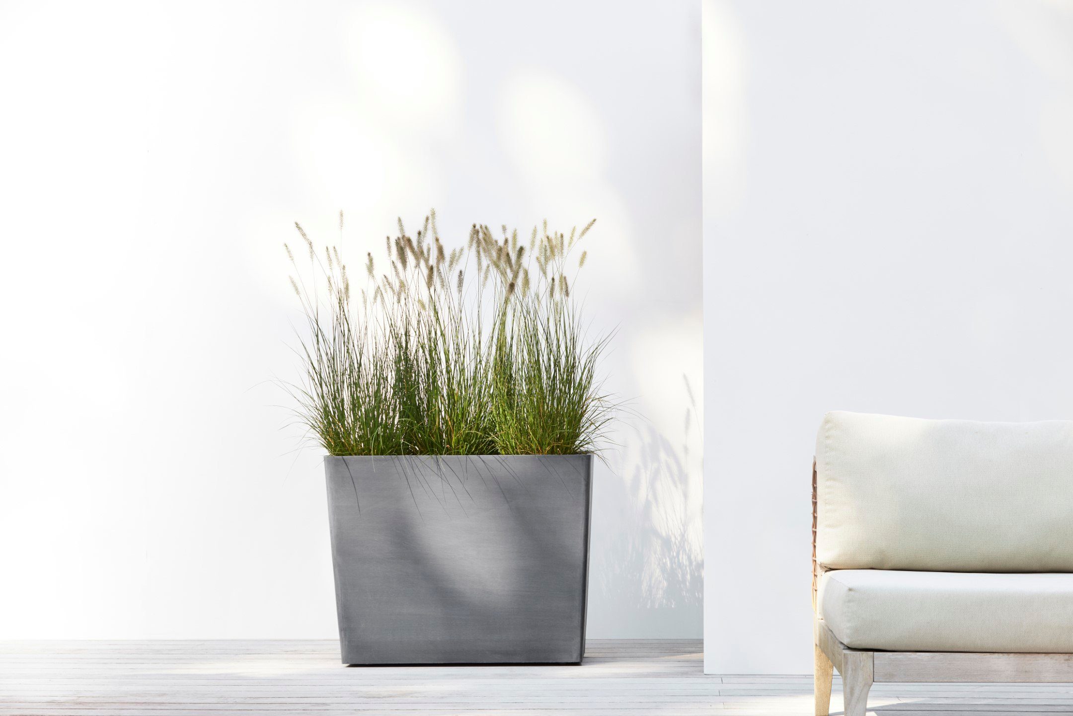 ECOPOTS Blumentopf PARIS WHEELS Grey, BxTxH: 85x40x65 cm