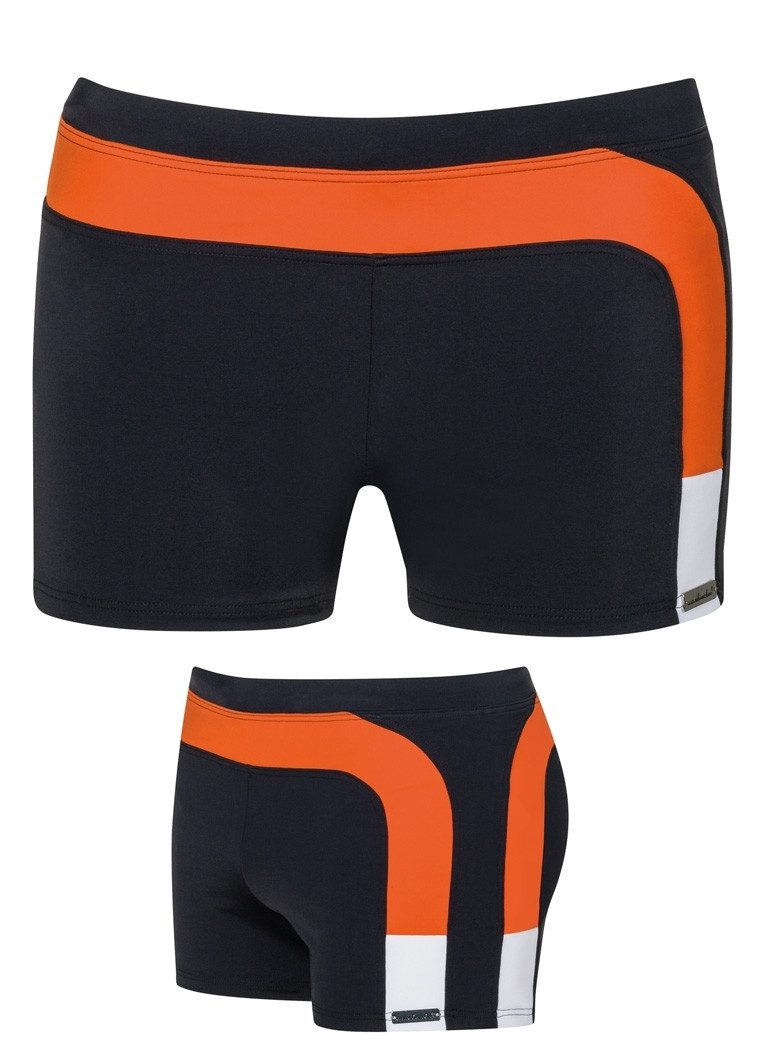 wavebreaker Badehose Wave Breaker Badehose schwarz orange