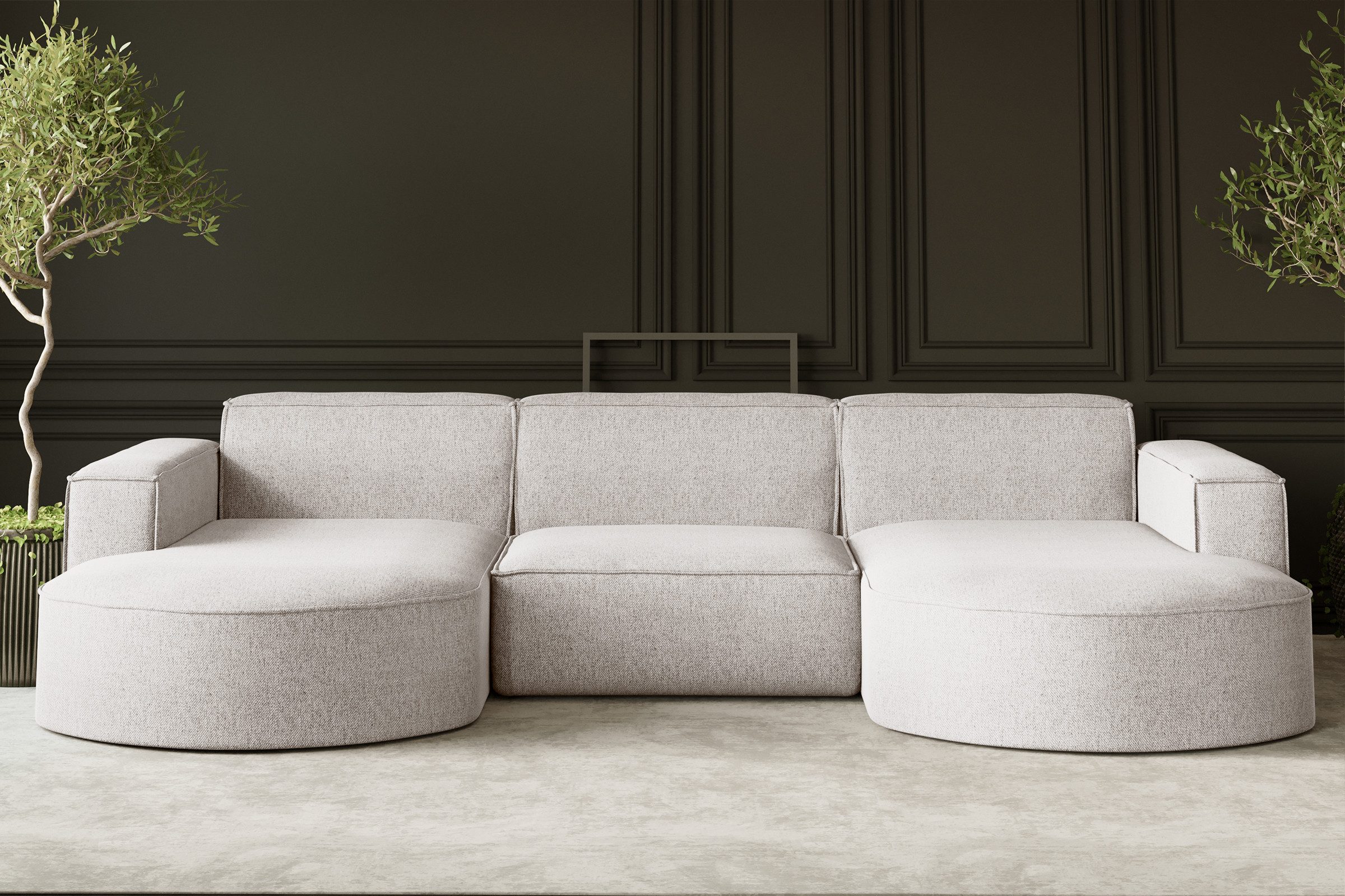 Kaiser Möbel Ecksofa Sofa U form, günstig online kaufen