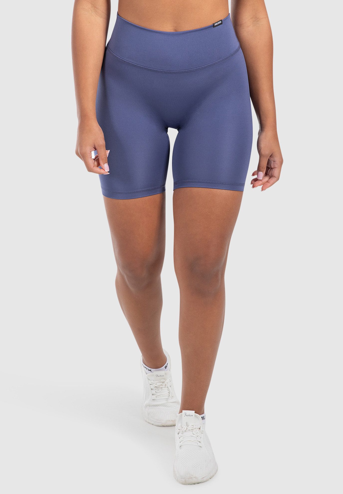 Smilodox Shorts Jule, Seamless Blickdichte Radlerhose, Unsichtbarer Scrunch-Effekt V-Shape High Waist Kurze Sporthose, Hoher Bund Biker Shorts, Yoga