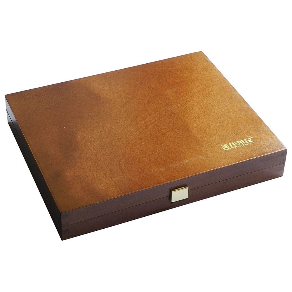 NAREX Stechbeitel Stechbeitel set Premium poliert, in Holzkiste, 6teilig