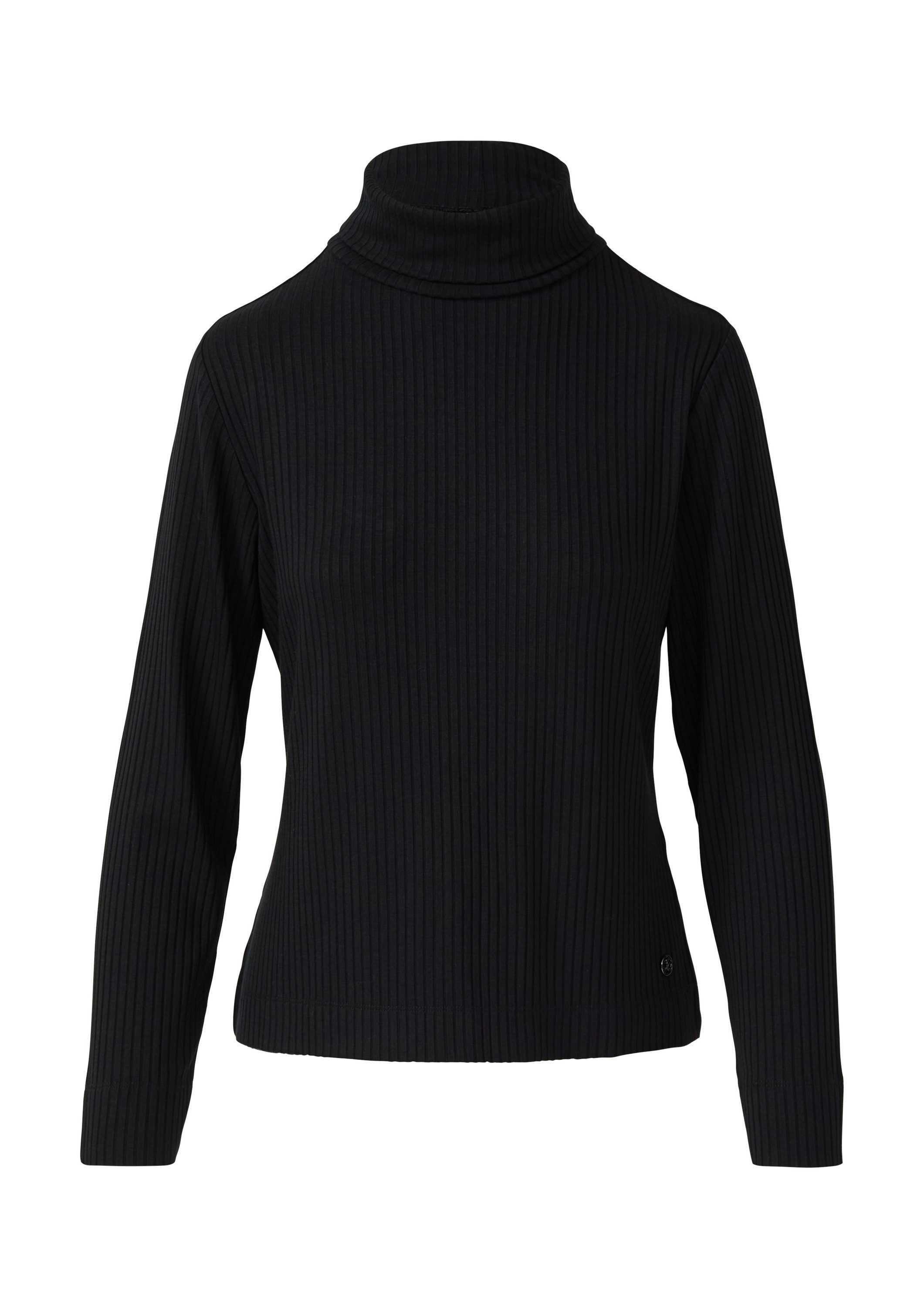 s.Oliver Langarmshirt T-Shirt Gerippter Rollkragenpullover im günstig online kaufen