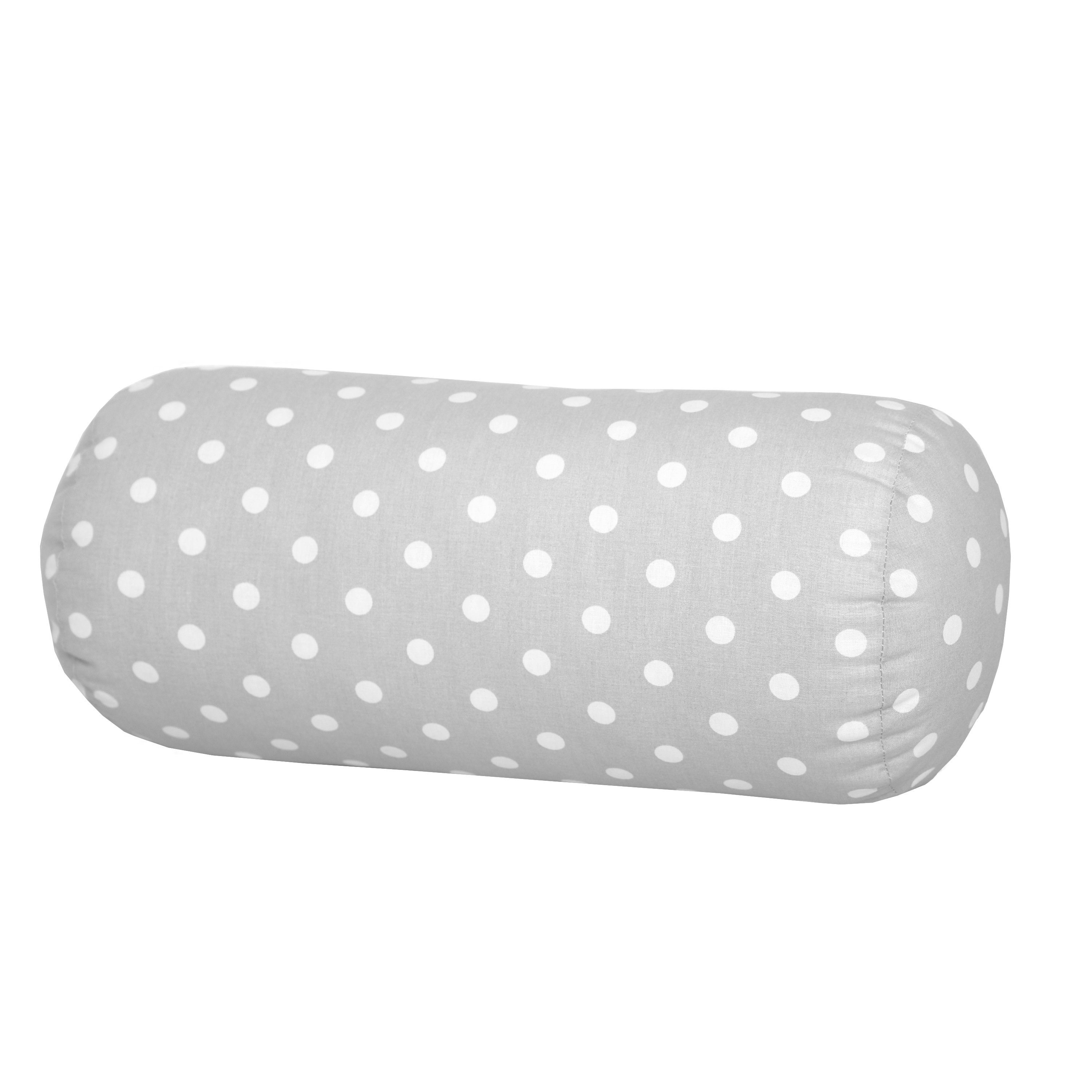 Dr. Berger Living Подушки для шиї Original Dr. Berger Nackenrolle Tupfen Grau 40 x 16 cm