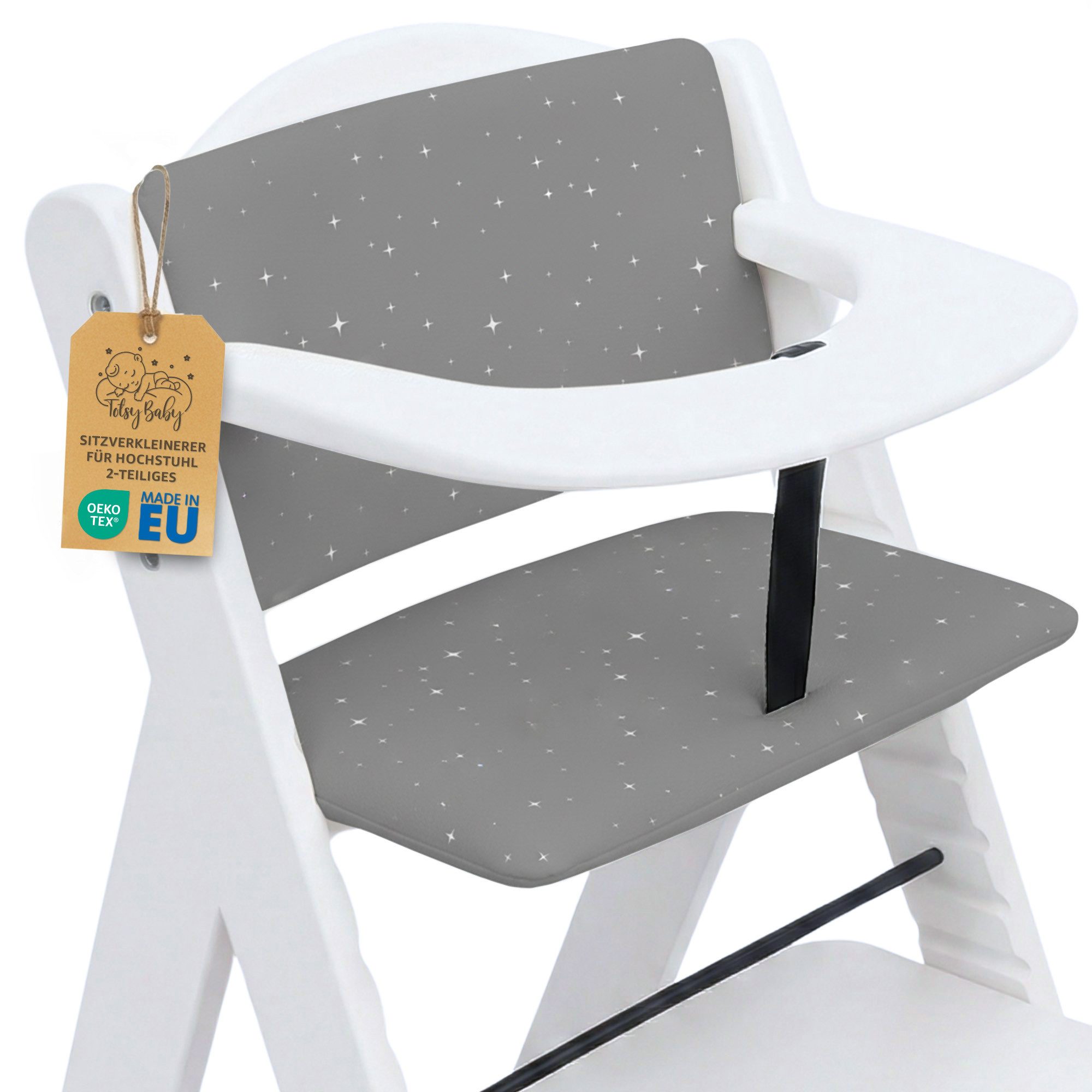 Totsy Baby Sitzverkleinerer Sitzverkleinerer Hochstuhl 2-teilig Sitzkissen für Hauck Stokke