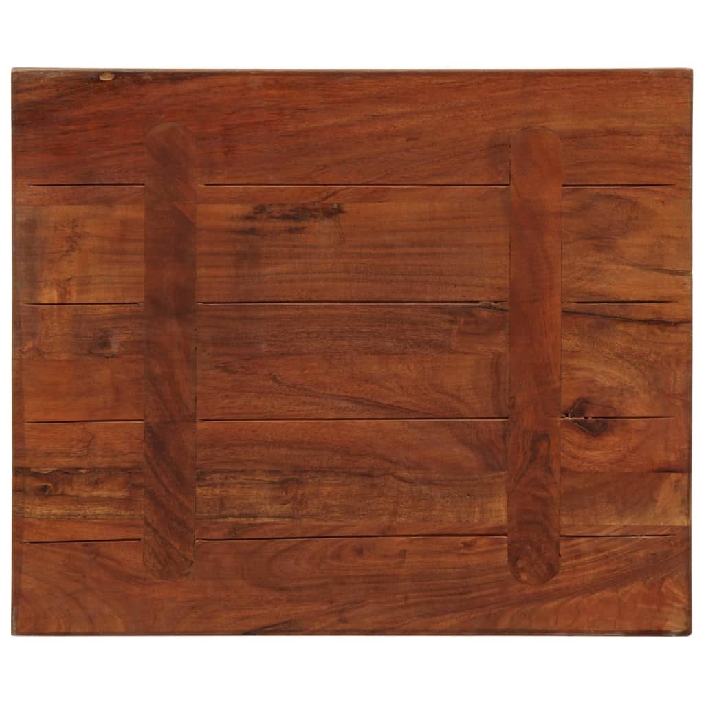 vidaXL Tischplatte 60 x 50 cm Tischplatte 60x50x2,5 cm Rechteckig Altholz Massiv