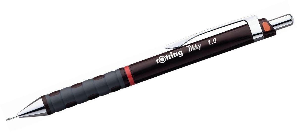 ROTRING Bleistift Feinminenbleistift Tikky RD 1,0mm HB weinrot