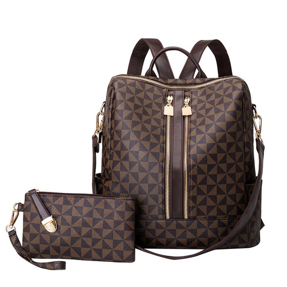 feinlux Rucksack Laptop-Rucksack (Packung, Schulrucksack, Reiserucksack), Großes Fassungsvermögen Ordentliche Aufbewahrung Robust und stylisch
