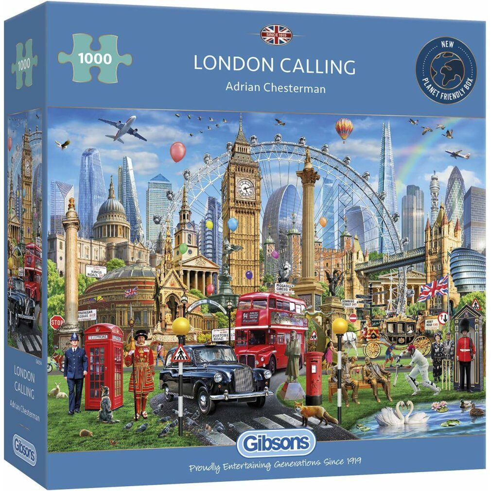 GIBSONS Puzzle Puzzle Call of London 1000 Teile, Puzzleteile