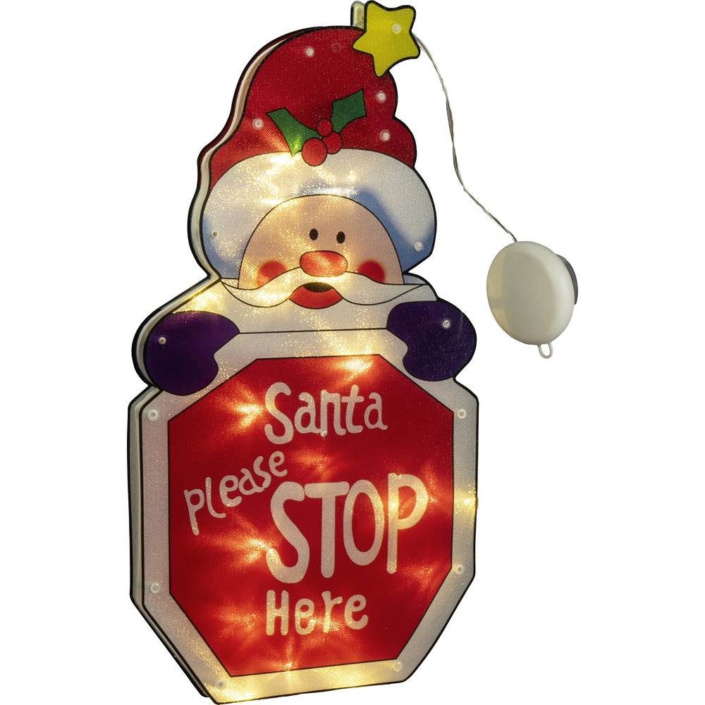 KONSTSMIDE LED Fensterbild LED-FenstersilhouetteWeihnachtsmann 5800-010