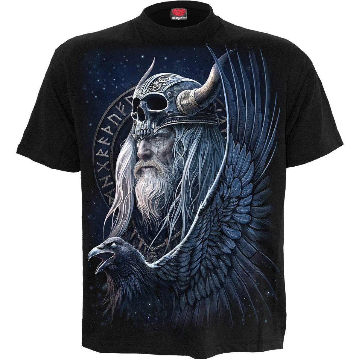 Spiral Print-Shirt Herren Spiral Shirt "Odins Krieger" Wikinger Gothic Shir günstig online kaufen