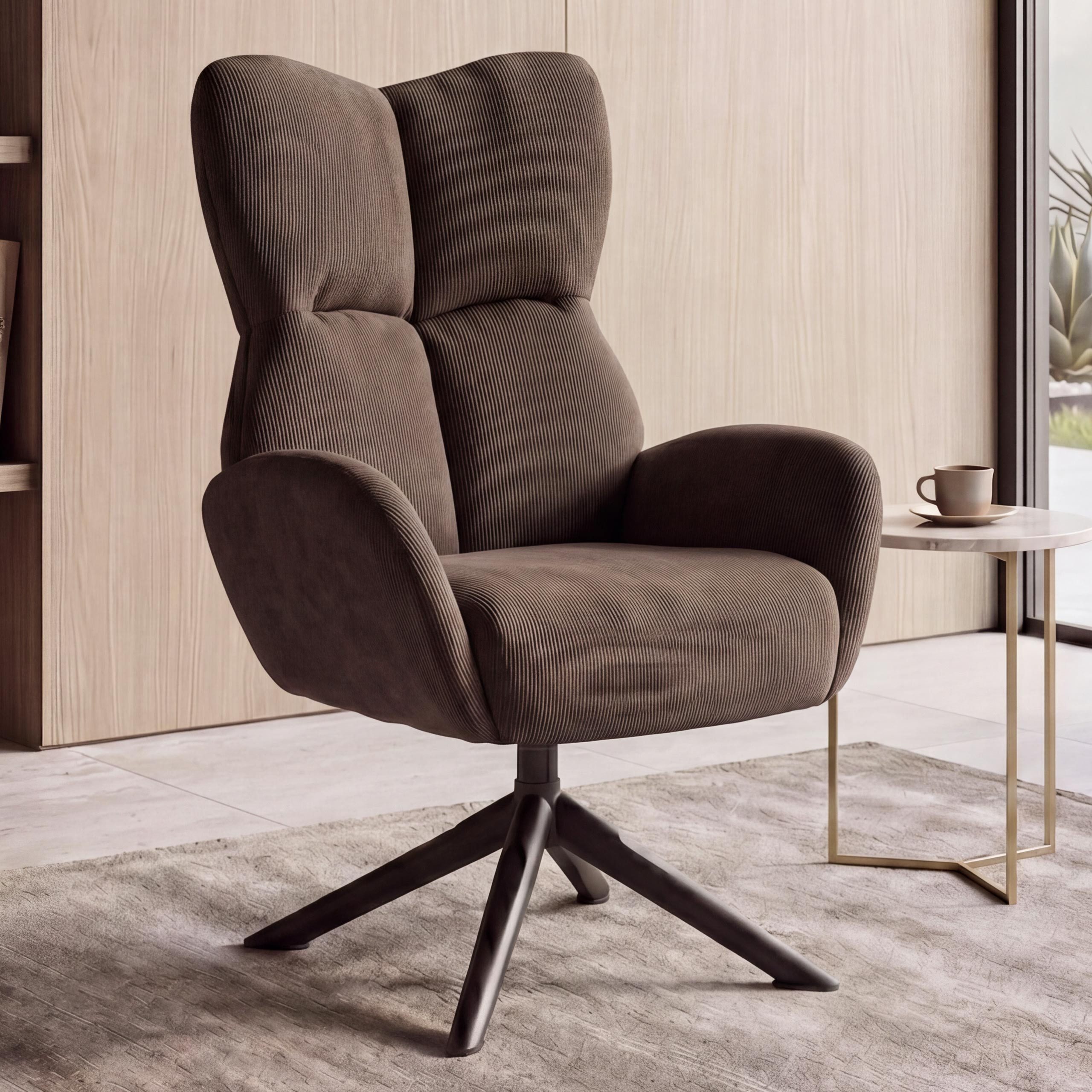 MCW Loungesessel MCW-Q54, Um 360° drehbar, Mit Wippfunktion