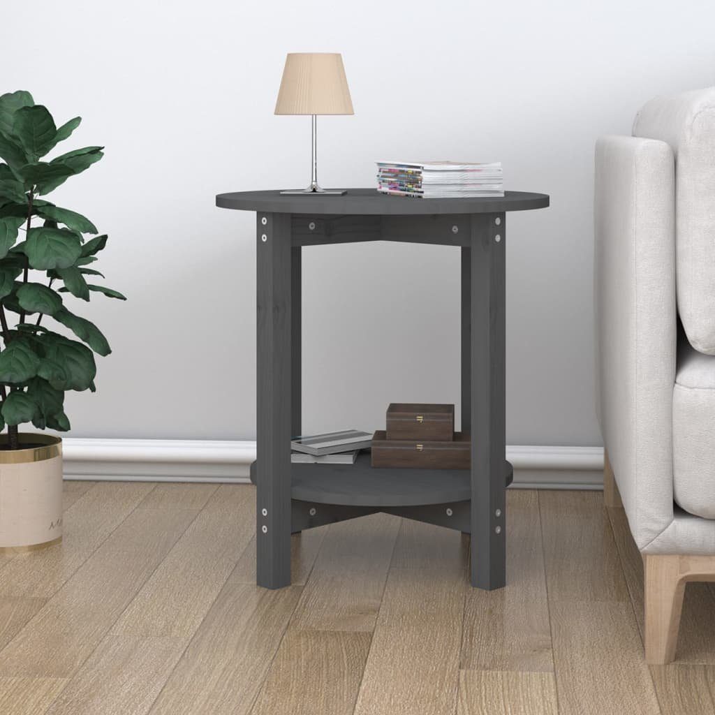 vidaXL Couchtisch Couchtisch Grau Ø 55x60 günstig online kaufen