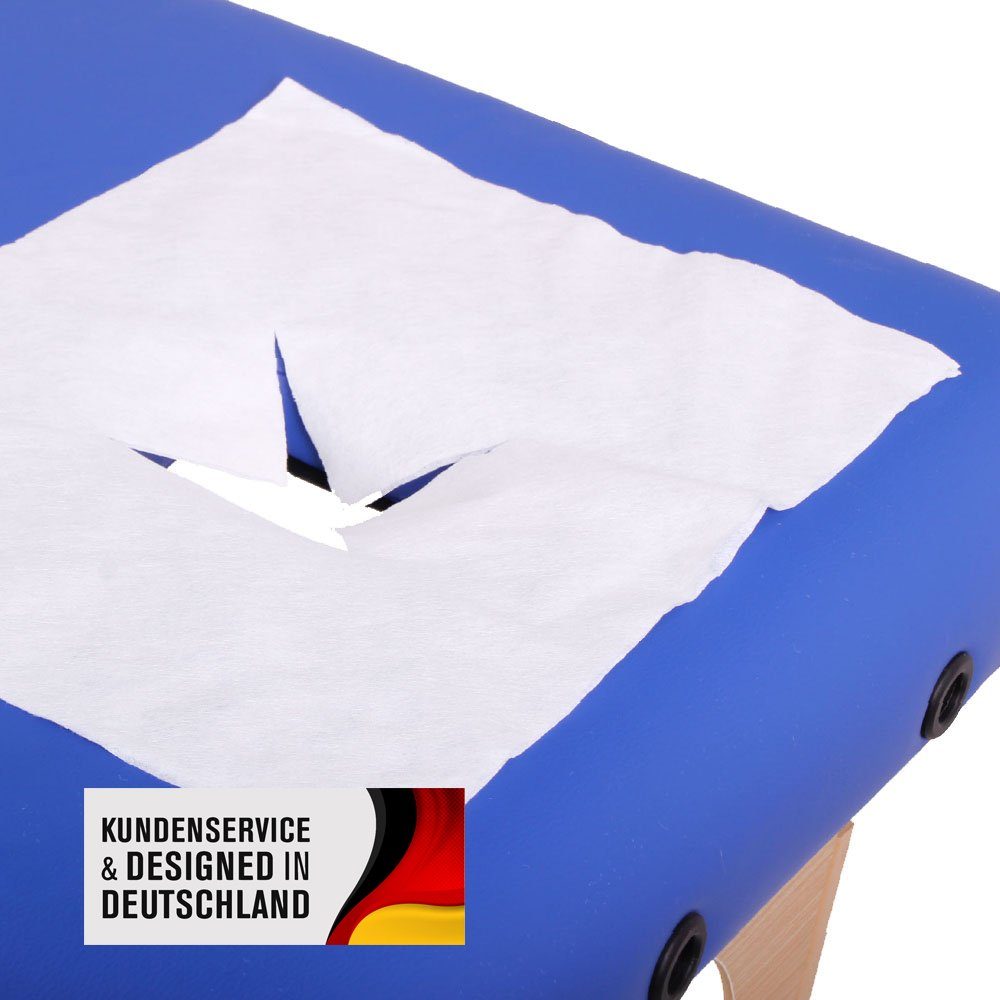 Duke-Handel Massageliegenbezug 100 Einweg Auflage mit Atemloch weiß, Vliess günstig online kaufen