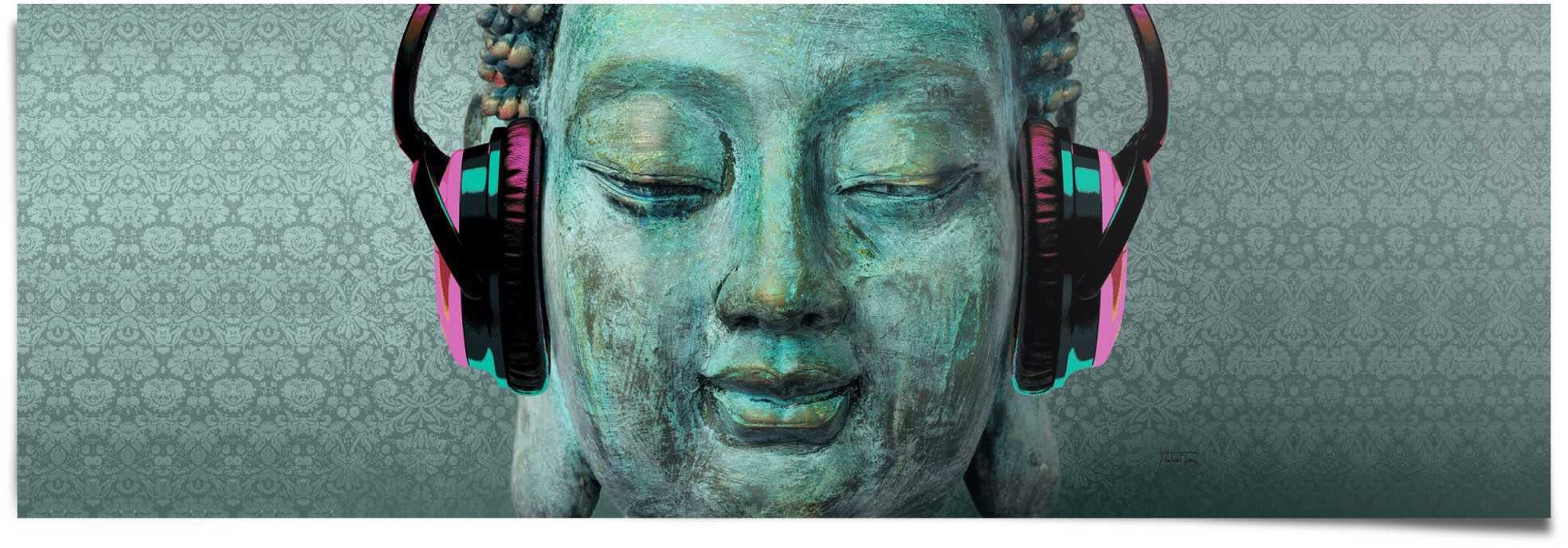 Reinders! Poster »Buddha Kopfhörer«, (1 Stück)-Otto