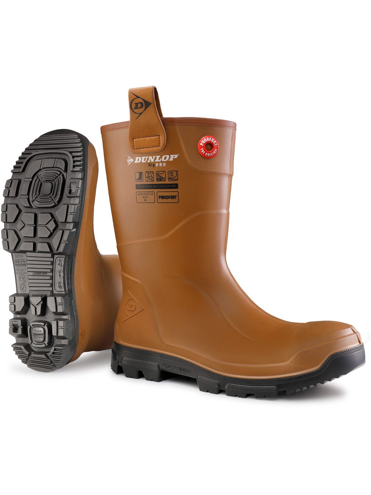 Dunlop_Workwear LJ2HR48 Purofort RigPRO full safety Гумові чоботи