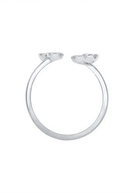 Elli Fingerring Kreis Geo Look Offen Verstellbar Trend 925 Silber