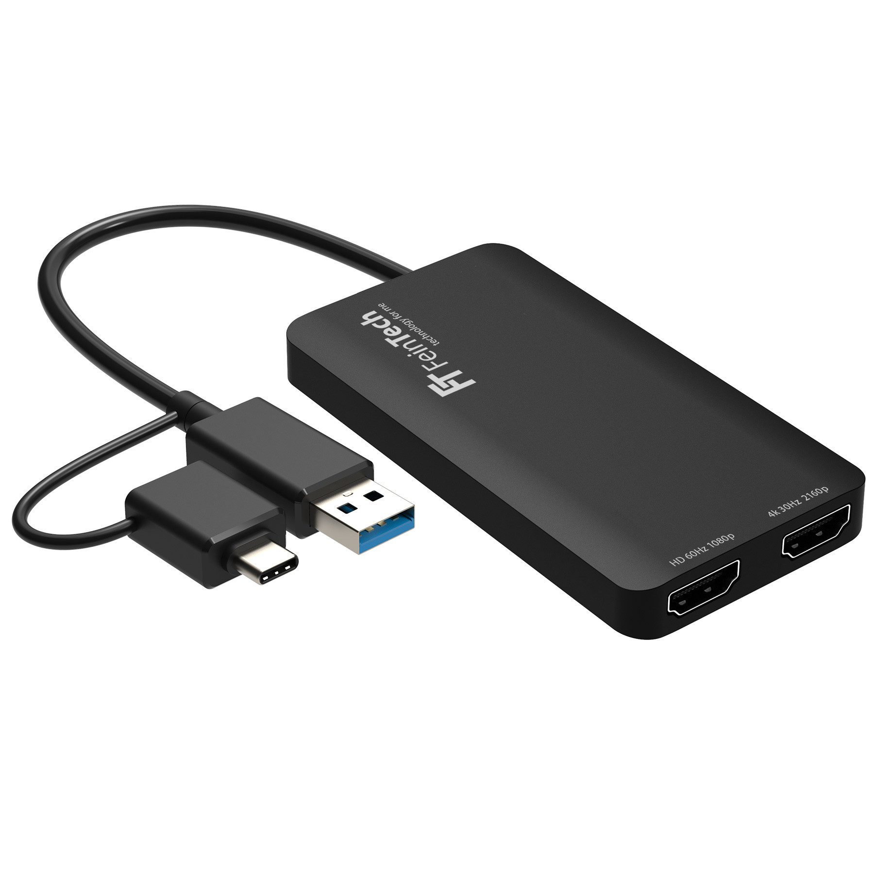 CX200 USB Dual Display HDMI Adapter Splitter für 2 Monitore HDMI-Adapter