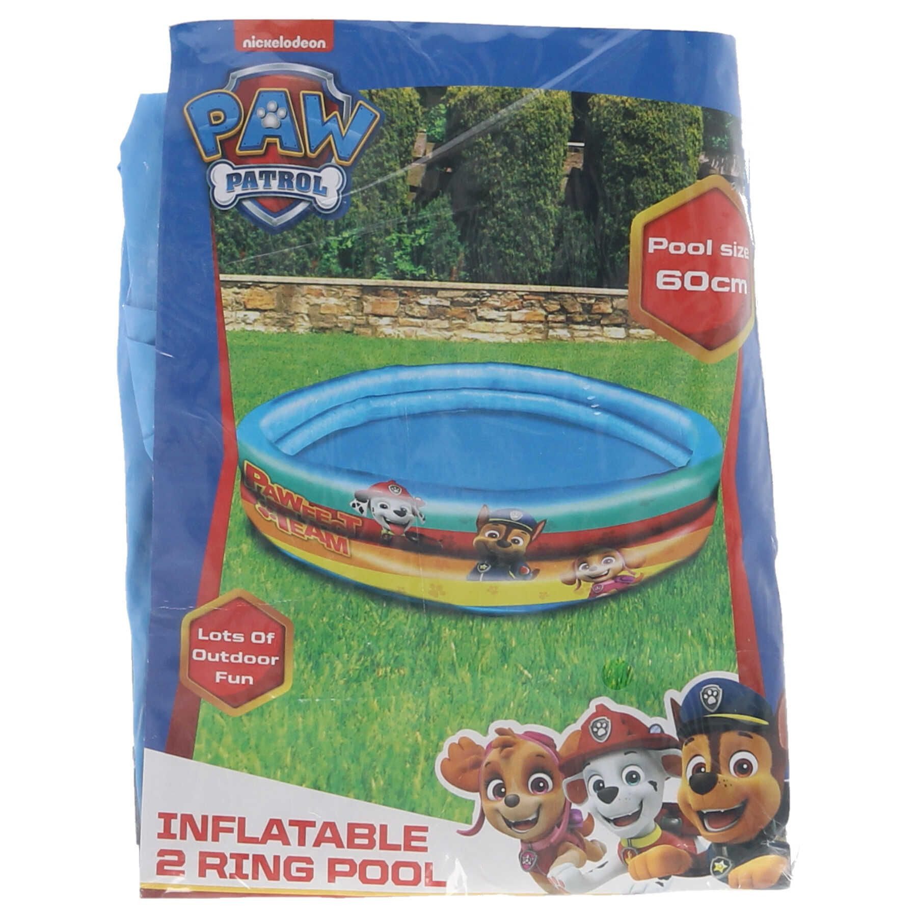 PAW PATROL Pool Aufblasbares Kinderpool – 60 cm Durchmesser für endlosen Wasserspaß