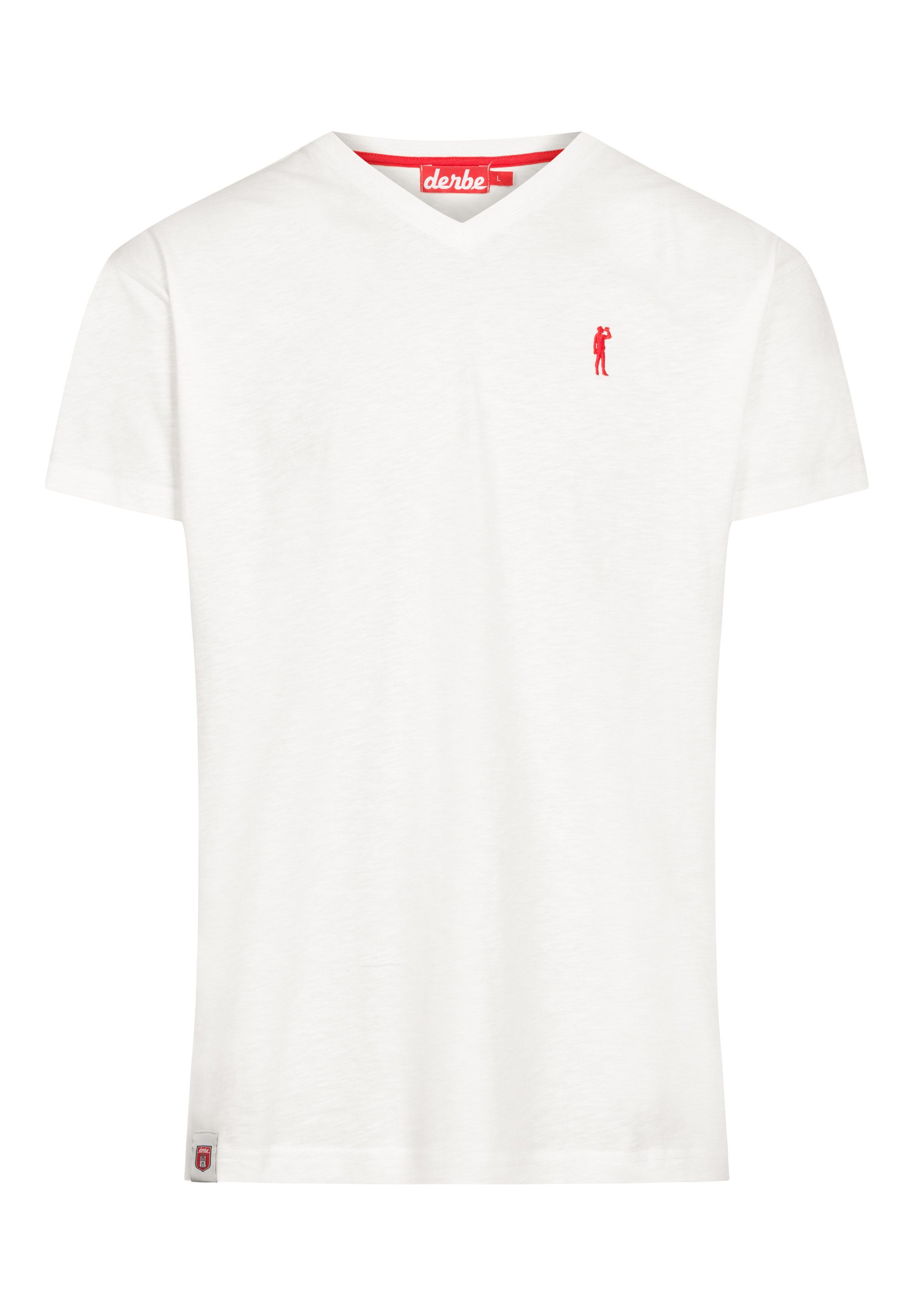 Derbe Print-Shirt "Basic Kippes", Made in Portugal, Flamé Qualität günstig online kaufen