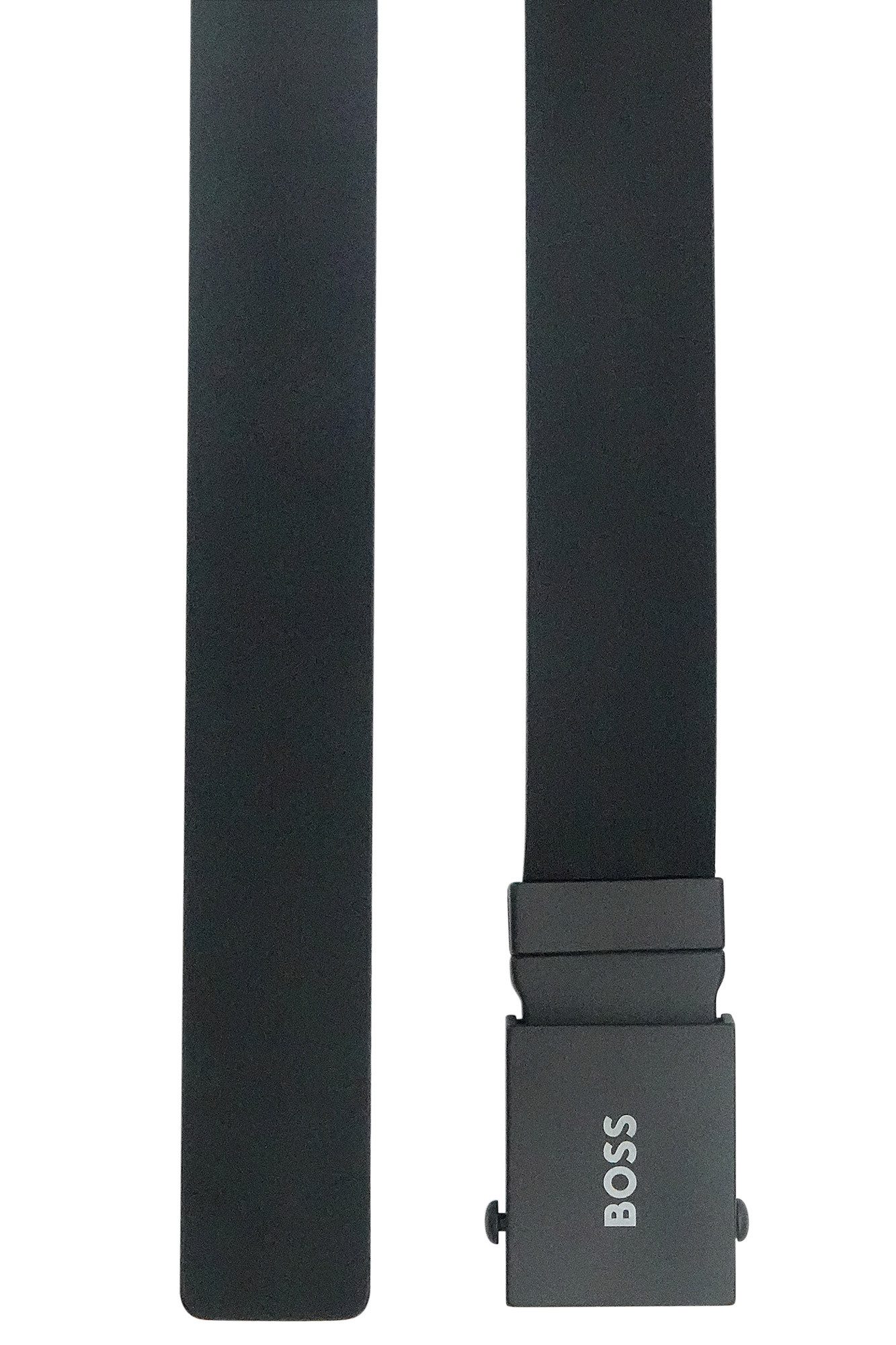 BOSS Ledergürtel Leder Schwarz Icon_R-Sr35 günstig online kaufen