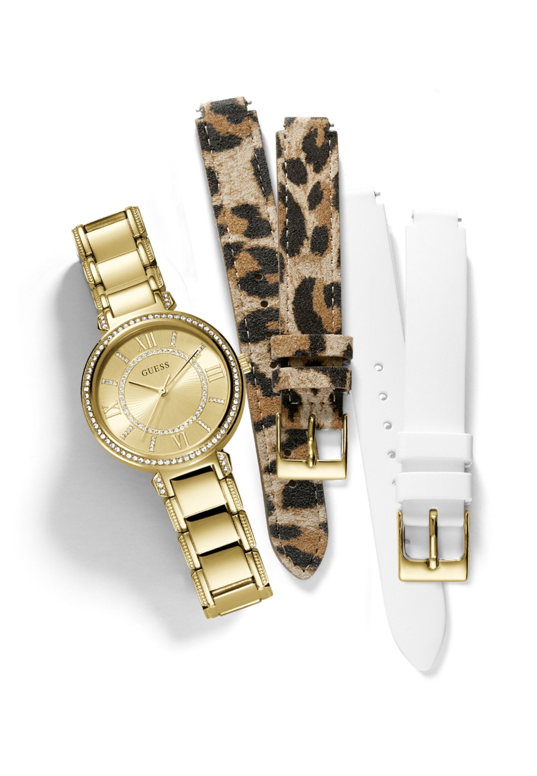 Guess Quarzuhr MONTAGE, (1-tlg), Quarz-Analoguhr günstig online kaufen