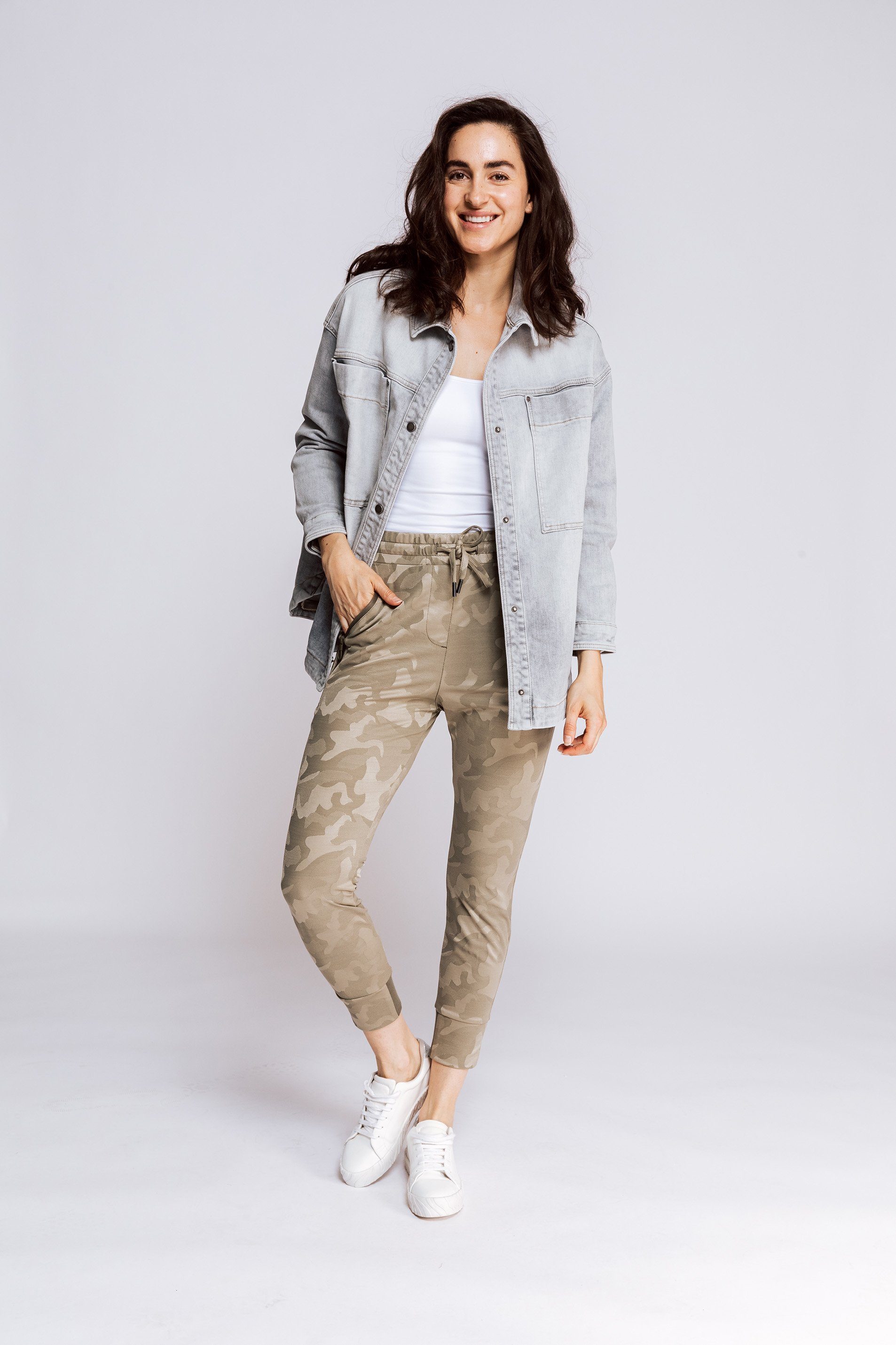 Zhrill Winterjacke SUJI GREY Jeansjacke (0-St) günstig online kaufen