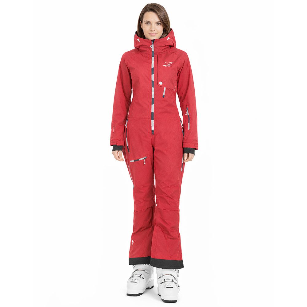 2117 of Sweden Hardshelljacke 2117 of Sweden Salmi 3L Eco Damen Ski-Overall Merino TriTech 20K Rot
